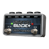Electro-Harmonix Nano Switch Blade+ kapcsoló pedál