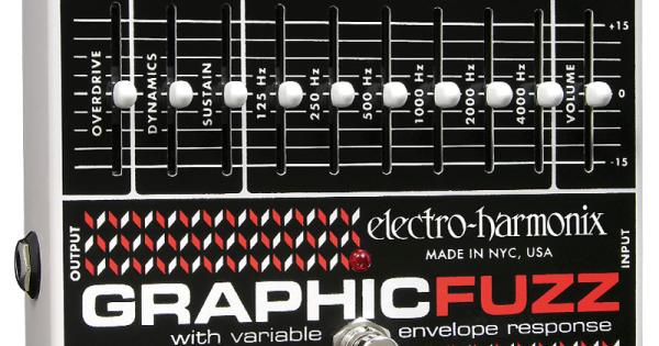 Electro-Harmonix Graphic Fuzz eq és fuzz pedál