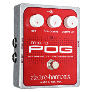 Electro-Harmonix Micro POG polifónikus oktáv generátor pedál Electro-Harmonix Micro POG polifónikus oktáv generátor pedál