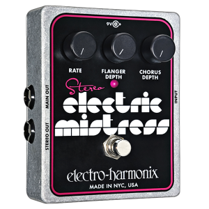 Electro-Harmonix Stereo Electric Mistress flanger és chorus pedál Electro-Harmonix Stereo Electric Mistress flanger és chorus pedál