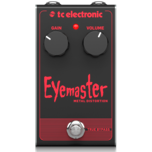 TC Electronic Eyemaster Metal Distortion Pedál TC Electronic Eyemaster Metal Distortion Pedál