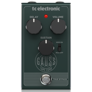 TC Electronic Gauss Tape Echo Effekt Pedál TC Electronic Gauss Tape Echo Effekt Pedál