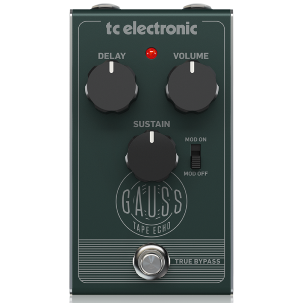 TC Electronic Gauss Tape Echo Effekt Pedál