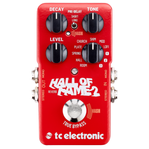 TC Electronic Hall of Fame 2 Reverb Pedál TC Electronic Hall of Fame 2 Reverb Pedál