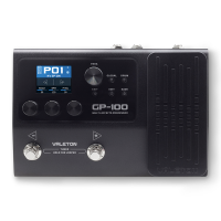 Valeton VT-GP-100 multi-effekt processzor pedál fekete