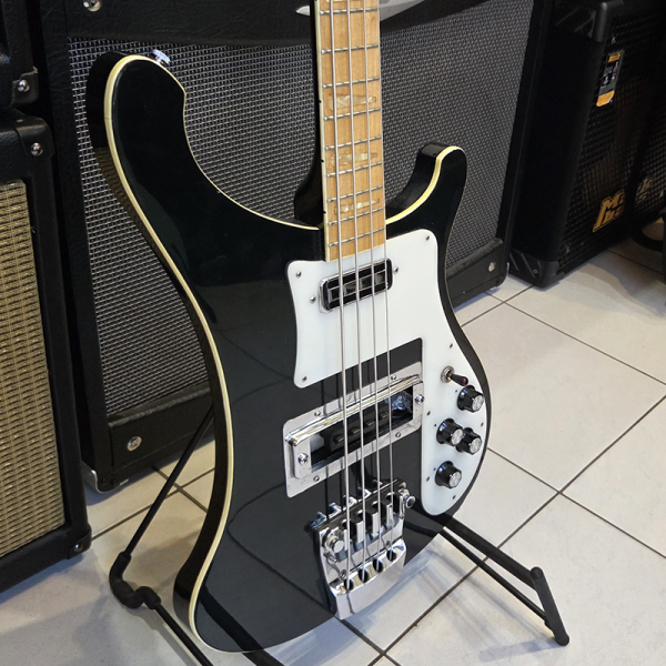Aria Pro II RB750 Rickenbacker Black Basszusgitár (használt)