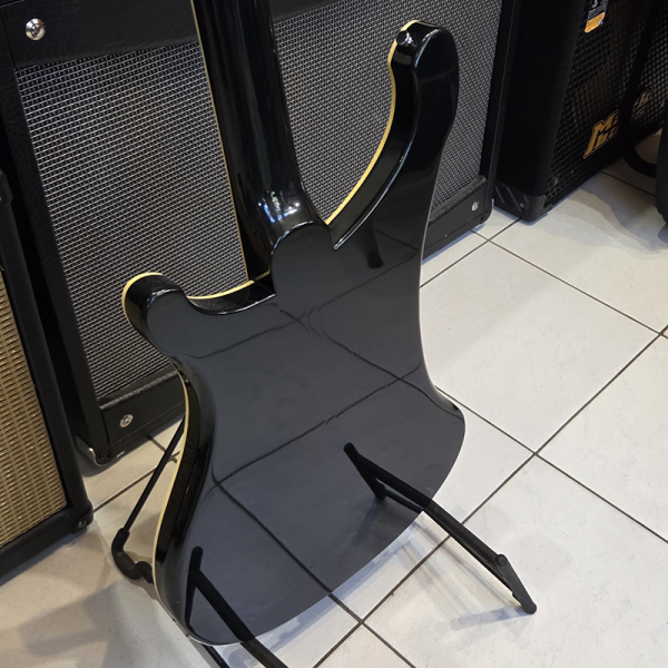 Aria Pro II RB750 Rickenbacker Black Basszusgitár (használt)