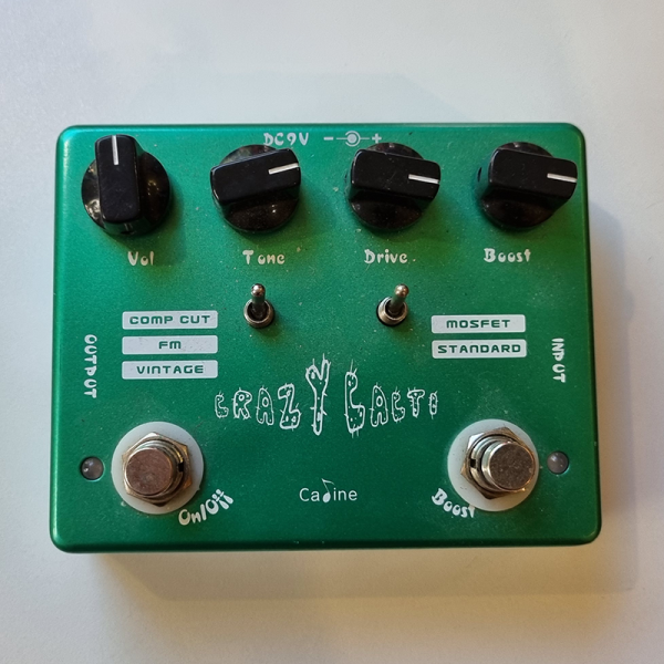 CALINE CP-20 Crazy Cacti Gitár Overdrive/Booster Pedál (használt)