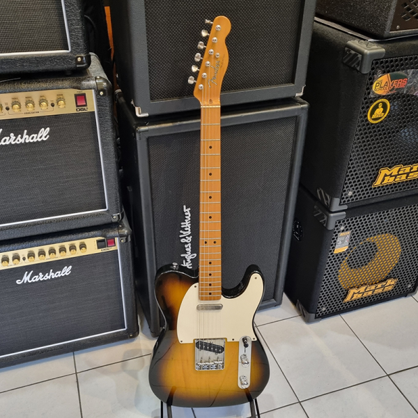 Fender Classic 50's Telecaster 1999 Bare Knuckle Hangszedőkkel Sunburst MIM Elektromos Gitár (használt)