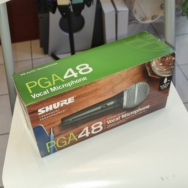 Shure PGA48 Dinamikus Vokál mikrofon kapcsolóval (használt)