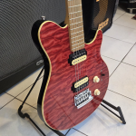 Sterling by MusicMan S.U.B. AX3 Trans Red Elektromos Gitár (Használt)