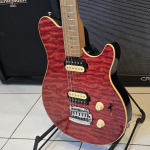 Sterling by MusicMan S.U.B. AX3 Trans Red Elektromos Gitár (Használt)
