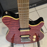 Sterling by MusicMan S.U.B. AX3 Trans Red Elektromos Gitár (Használt)