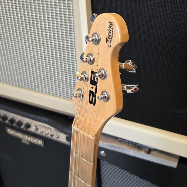 Sterling by MusicMan S.U.B. AX3 Trans Red Elektromos Gitár (Használt)