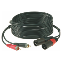 Klotz RCA - XLR papa dupla kábel Klotz RCA - XLR papa dupla kábel