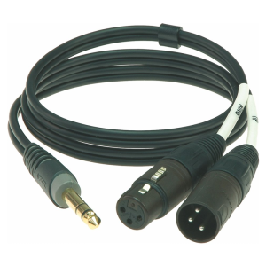 Klotz Y inzert kábel 2 x XLR - 6,3 mm TRS Jack Klotz Y inzert kábel 2 x XLR - 6,3 mm TRS Jack