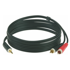 Klotz Y inzert kábel 2 x RCA - 3,5 mm TRS Jack