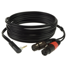 Klotz Y inzert kábel 2 x XLR mama - 3,5 mm TRS pipa Jack