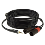 Klotz Y inzert kábel 2 x XLR papa - 3,5 mm TRS Jack