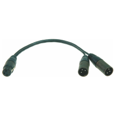 Klotz Y adapter kábel 2 x XLR papa - XLR mama