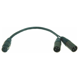 Klotz Y adapter kábel 2 x XLR papa - XLR mama