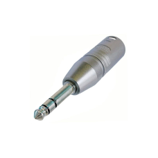 Neutrik NA3MP átalakító, 3 pólusú XLR dugó - sztereó 6,3 jack