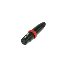 Neutrik NC3FXSB aranyozott 3 pólusú XLR aljzat kapcsolóval