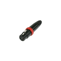 Neutrik NC3FXSB aranyozott 3 pólusú XLR aljzat kapcsolóval