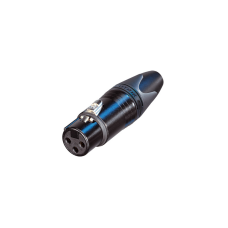 Neutrik NC3FXXB aranyozott 3 pólusú XLR aljzat