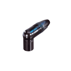 Neutrik NC3MRXB aranyozott 3 pólusú pipa XLR dugó
