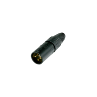 Neutrik NC3MXB aranyozott 3 pólusú XLR dugó Neutrik NC3MXB aranyozott 3 pólusú XLR dugó
