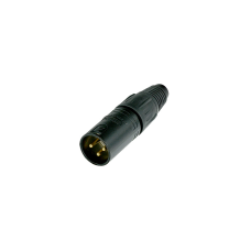 Neutrik NC3MXB aranyozott 3 pólusú XLR dugó