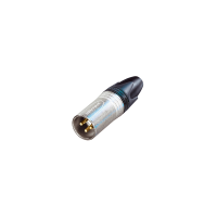 Neutrik NC3MXXEMC aranyozott digitális 3 pólusú XLR dugó Neutrik NC3MXXEMC aranyozott digitális 3 pólusú XLR dugó