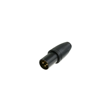 Neutrik NC3MXXHDB aranyozott 3 pólusú XLR dugó, IP67