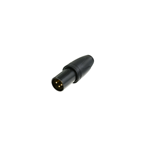 Neutrik NC3MXXHDB aranyozott 3 pólusú XLR dugó, IP67