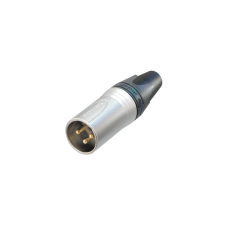 Neutrik NC3MXXHE aranyozott 3 pólusú XLR dugó, forgácsolt érintkezők