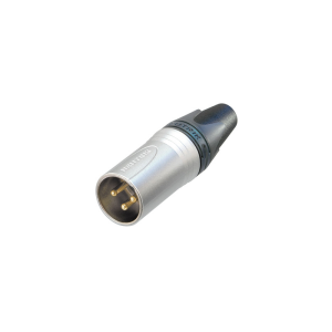Neutrik NC3MXXHE aranyozott 3 pólusú XLR dugó, forgácsolt érintkezők