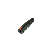 Neutrik NJ3FC6BAG 6,3 mm reteszes sztereó lengő aljzat