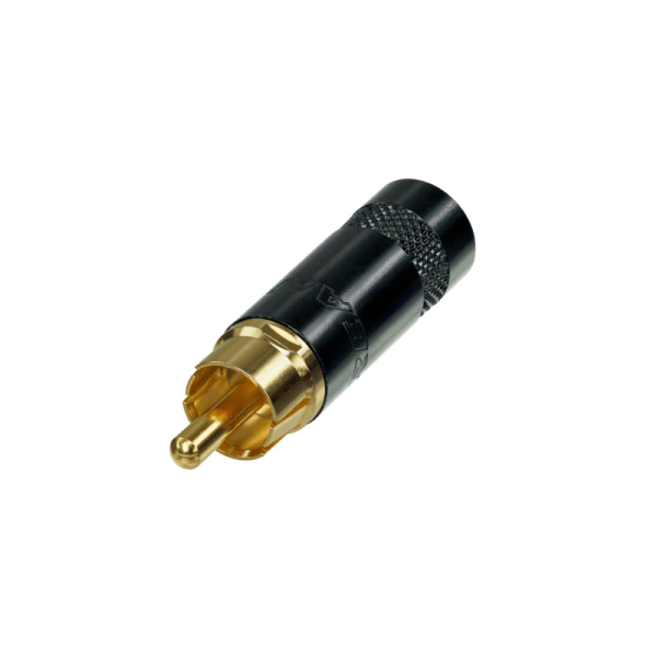 REAN NYS352BG aranyozott RCA dugó, 7,2 mm átmérőjű kábelhez