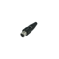 REAN RT4FCTB 4 pólusú TINY XLR aljzat, csavaros rögzítés