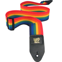 Ernie Ball Gyönygvászon Gitárheveder Szivárvány Ernie Ball Gyönygvászon Gitárheveder Szivárvány