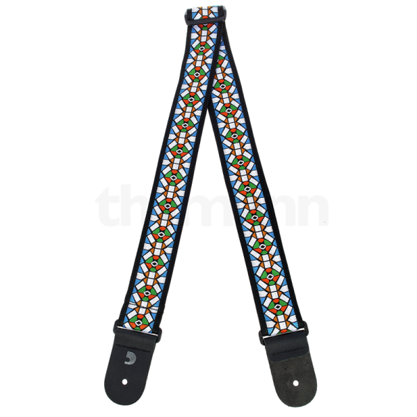 Planet Waves 50E02 Retro Classics Collection - Woven Strap, Stained Glass