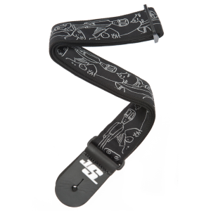 D'addario 50JS05 Joe Satriani Collection - Silver Sketches Gitárheveder D'addario 50JS05 Joe Satriani Collection - Silver Sketches Gitárheveder