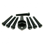 D'addario PWPS10 ABS Műanyag Hevedergomb és Húrlábtüske Készlet