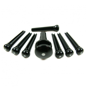 D'addario PWPS10 ABS Műanyag Hevedergomb és Húrlábtüske Készlet