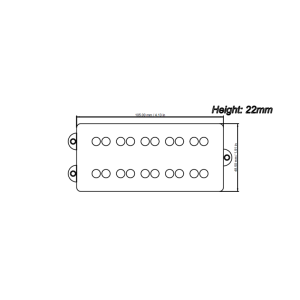 Sandberg MM5 Blacklabel 5-húros Basszusgitár Pickup