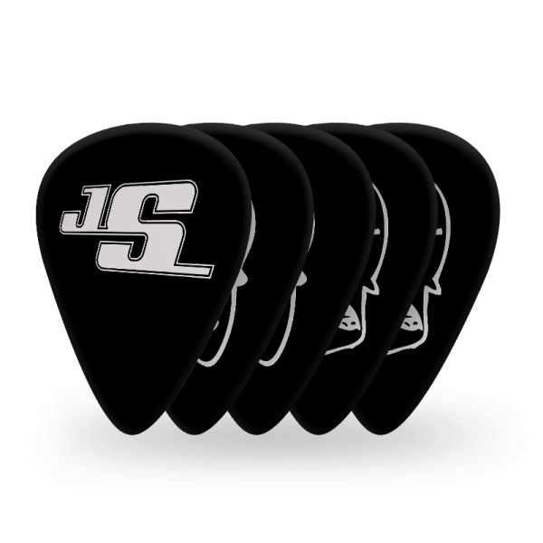 D'addario D'Addairo 1CBK6-10JS Joe Satriani Signature Fekete és Fehér Gitár Pengető 10 Darab D'addario D'Addairo 1CBK6-10JS Joe Satriani Signature Fekete és Fehér Gitár Pengető 10 Darab