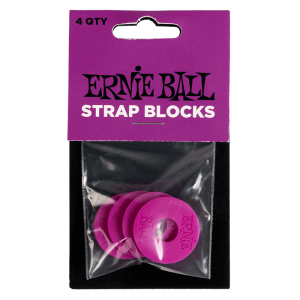 Ernie Ball 5618 Gumi Heveder Rögzítő Strap Lock 4 Darab (lila)