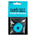 Ernie Ball 5619 Gumi Heveder Rögzítő Strap Lock 4 Darab (kék)