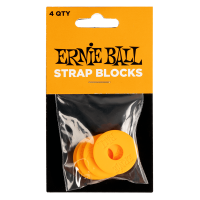 Ernie Ball 5621 Gumi Heveder Rögzítő Strap Lock 4 Darab (narancs)